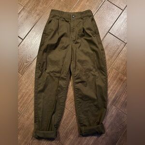 Express Dark Olive Chinos